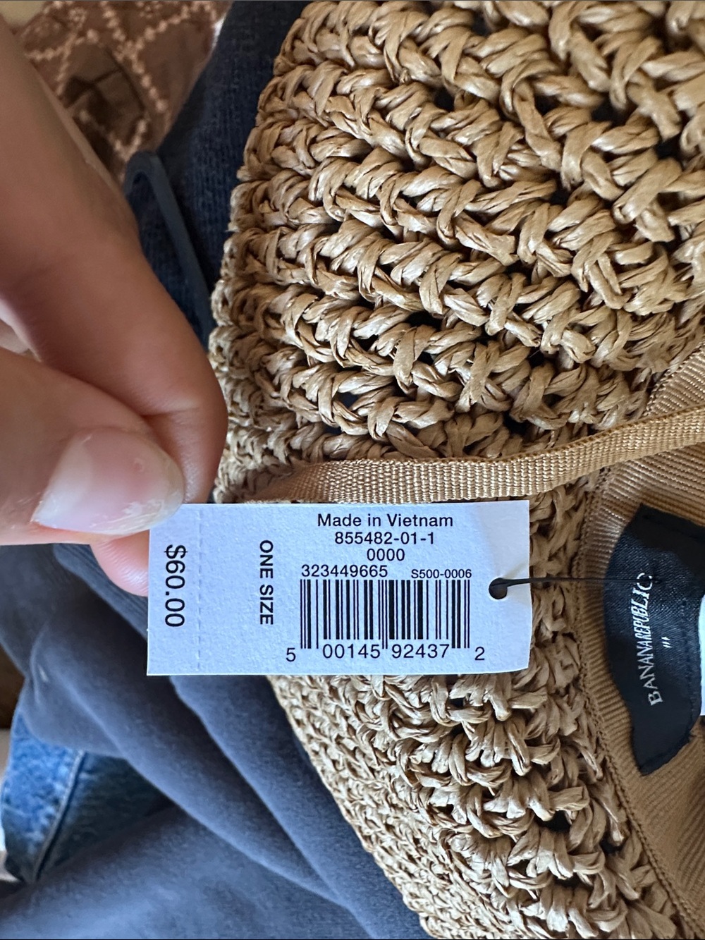 Banana Republic Straw Bucket Hat - Picture 4 of 4